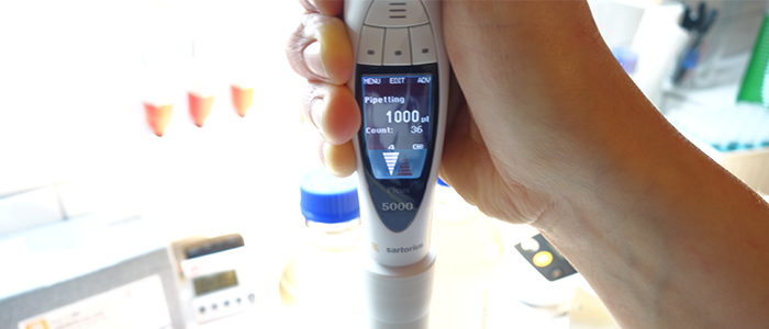 Präzisionspipette im Labor